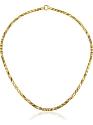 Harem Altın Popcorn Italyan Zincir Kolye ZKU113