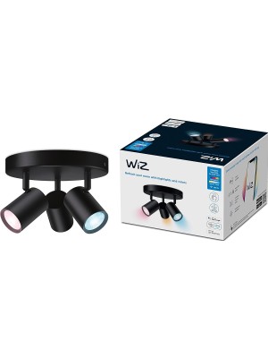 Delixa Imageo 3'lü Spot Ayarlanabilir Beyaz ve Renkli, Kısılabilir, 16 Milyon Renk, Wi-Fi Üzerinden Uygulam