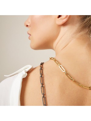 Harem Altın Ataş Birebir Zincir Kolye ZKU006