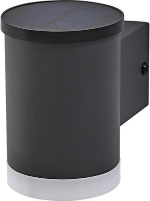 Delixa Endura Style Solar Wall Oxford Gray Solar 4W, 3000K Sarı Işık