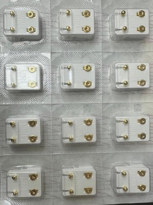 Normadia Altın Kalp Yıldız Top Kulak Delme Küpesi 12 Çift Seti