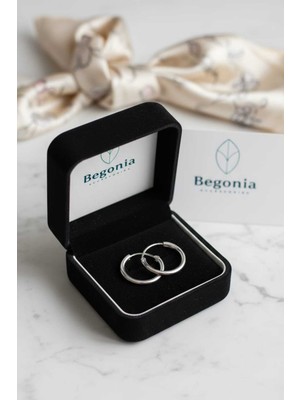 Normadia Parlak Gümüş Renk Cerrahi Çelik Halka Küpe, 12 Mm, Unisex, Şık ve Dayanıklı