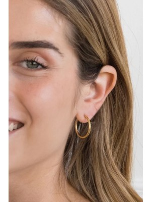 Normadia 316 L Çelik Halka Küpe 16 Mm, Şık ve Dayanıklı Takı Seçeneği