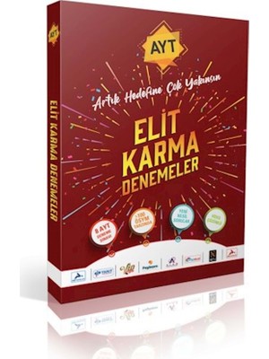 Paraf Yayınları AYT Elit Karma 8 Fasikül Video Çözümlü Deneme