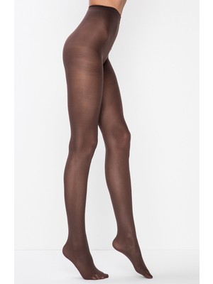 Penti Kadın Kestane Micro 40 Külotlu Çorap
