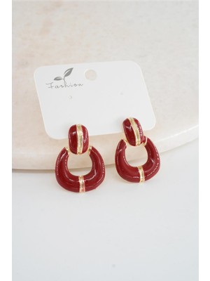 Normadia Kadınlar Için Sallantılı Mineli Şık Küpe Seti