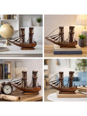 Basel Maison Ahşap Gemi (Küçük)