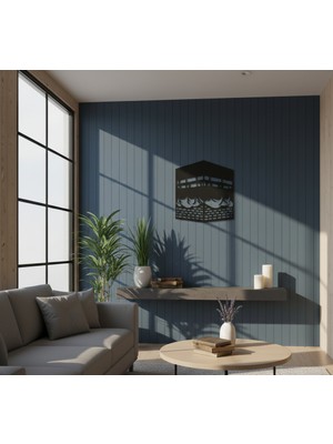 Zmt Design Kâbe Figürlü Metal Duvar Tablosu (50X50)