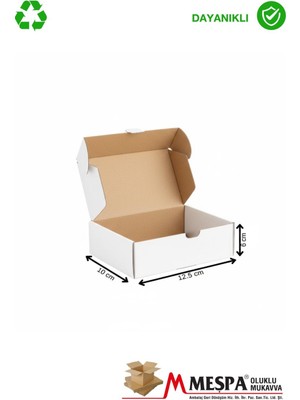 12,5 x 10 x 6 Ölçülerinde Kalıplı E Ticaret ve Kargolama Kutusu