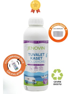 Özbience Lavanta Aromalı Portatif Tuvalet ve Ölçek Hediyeli, Pratik ve Temiz Kullanım