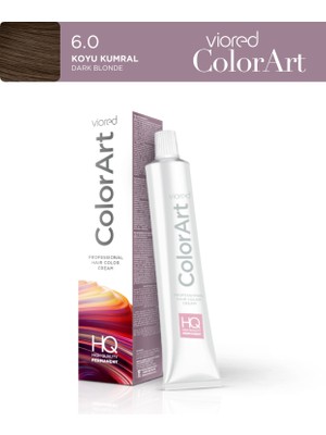 Viored ColorArt Tüp Boya 60 ml 6.0 Koyu Kumral
