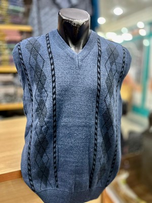 TCR Erkek Triko Desenli Süveter