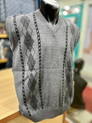 TCR Erkek Triko Desenli Süveter