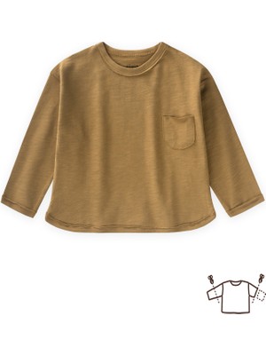 Cigit Uzun Kollu Mevsimlik T-Shırt 1-7 Yaş Olive