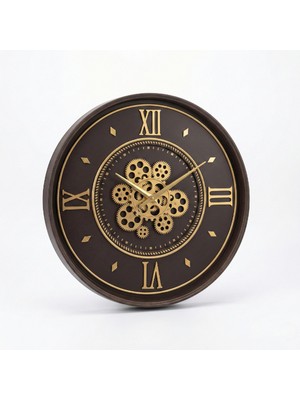 Hediye Bahçesi Çarklı Duvar Saati 55 cm