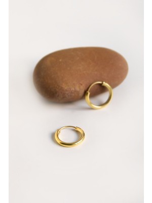 Normadia 925 Ayar Gümüş Kadın Küpe, Altın Kaplama, Şık ve Zarif Takı