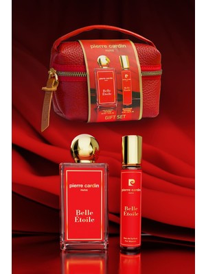Pierre Cardin 14 Şubat hediye Belle Etoile EDP Çantalı Parfüm Seti|Oryantal, Çiçeksi