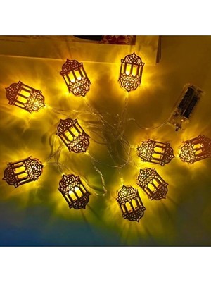 Hediye Bahçesi Ramazan Kandili Model Dekoratif LED Işık 2 Metre