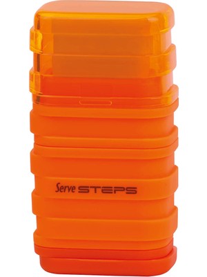 Hepta Collection Serve Steps Silgili Kalemtiras Turuncu Tekli