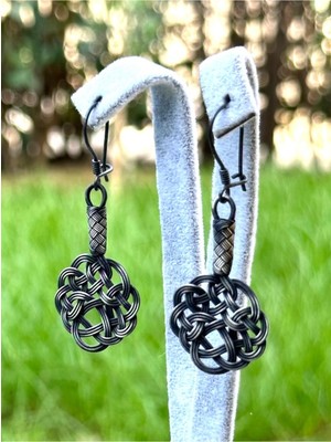 Normadia El Işçiliği Kazaziye Gümüş Küpe, Zarif ve Şık Takı Tasarımı