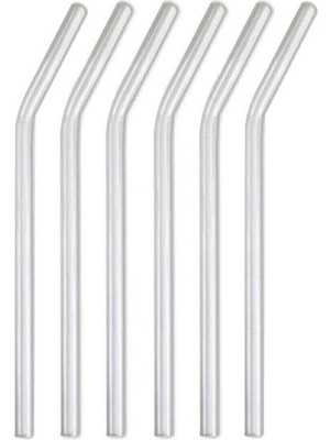 Hepta Collection Mithra Life 6 Lı Şeffaf Eğimli Cam Pipet MIT1003