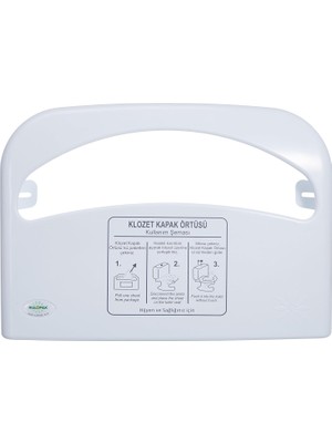 Hepta Collection Rulopak R-1308 Klozet Kapak Örtü Aparatı, Plastik, Standart