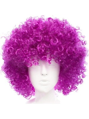 DS LLC Ieg™ Koyu Mor Renk Violet Afro Bonus Saç Peruk DSLLCRS-ETIEG34