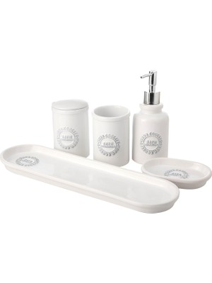 Hepta Collection Concept Barnes 5'li Kutulu Banyo Seti