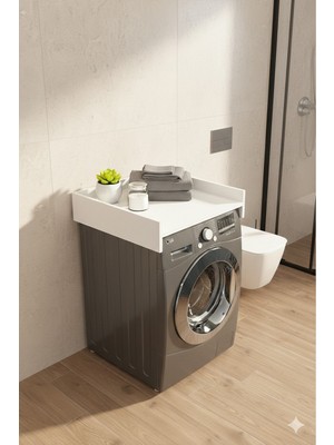 Kzy Mobilya Tina Çamaşır ve Kurutma Makine Dolabı