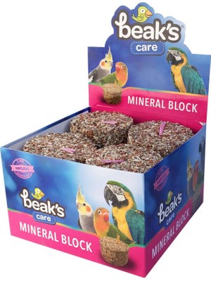 Hepta Collection Beak's Kuşlar Için Ek Besinler, Blok, Büyük x 8 Adet