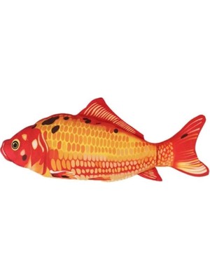 Hepta Collection Peluş Kedi Oyuncağı Balık Kedi Nanesi Otlu Çıngıraklı 1 Adet Kırmızı Balık
