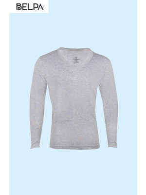 Belpa Ceylanoğlu Erkek Interlok Uzun Kol Fanila 3'lü