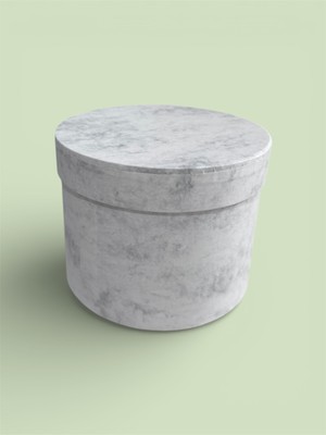 Hediyelik Silindir Kutu Mermer - Küçük