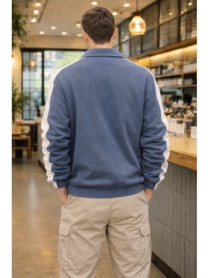 Pi Fashion Erkek Oversize Çıtçıtlı Gömlek Yaka Ceket