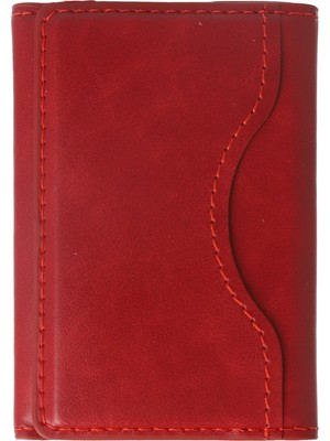 Kayem Kay  Tema Magsafe Deri Kartlık - Kırmızı 56487