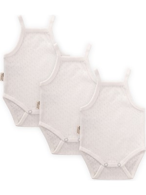 Cigit Üçlü Klimalı Zıbın 0-3 Yaş Kırık Beyaz