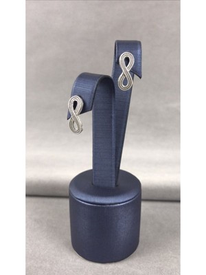 Normadia El Işçiliği Telkari Sonsuzluk Gümüş Kadın Nokta Küpe