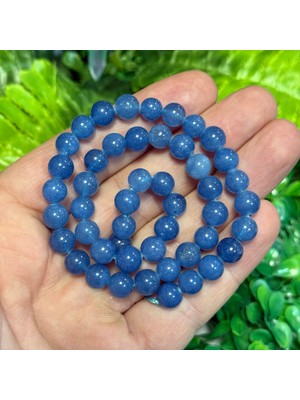 Taş Uzmanı Küre Kalsedon Renkli Kuvars Taşı 8 mm