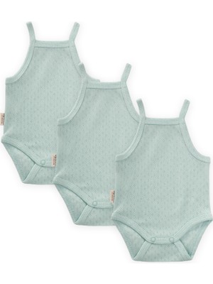 Cigit Üçlü Klimalı Zıbın 0-3 Yaş Mint Yeşili