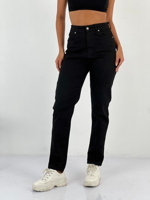 Miss Poem Kadın Yüksek Bel Mom Jean Pantolon