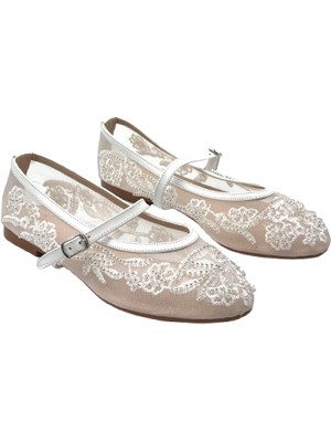 Kindep (Gedik Paşalı) Kadın Tül Babet Beyaz