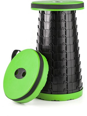 Özbience Katlanabilir Taşınabilir Tabure, 150KG Kapasiteli, Yeşil Renkli