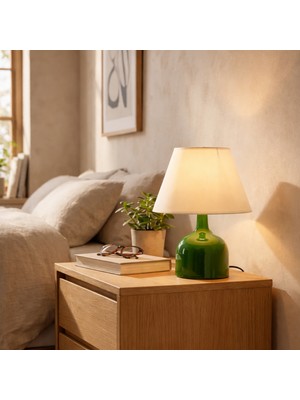 Homing West Retro Yeşil Abajur 241756