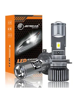 Joyecar Ultra Power Projektor Lensli H4 Uzun Kısa LED Far Ampulü