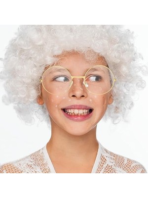 Platin Store  Yuvarlak Cam John Lennon Tarzı I Imaj Gold Çerçeveli Şeffaf Gözlük Zeyd