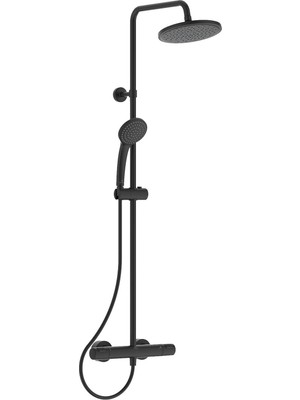 Ideal Standard A7545XG Ceratherm T25 Termostatik Duş Sistemi-Silk Black