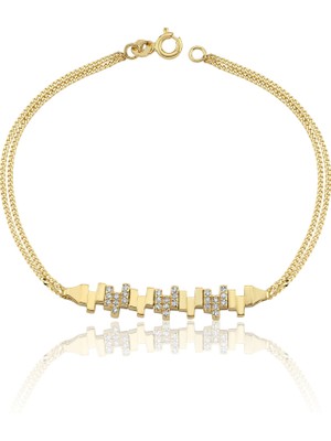 FAZ Kuyumculuk Stack Glow Altın Bileklik