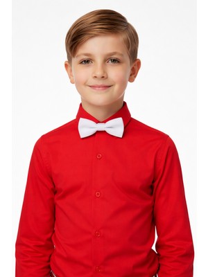 Sibel Günay Butik 10 Adet Çocuk Beyaz Lastikli Papyon | 4–12 Yaş Ayarlanabilir | Özel Gün ve Bayram Aksesuarı