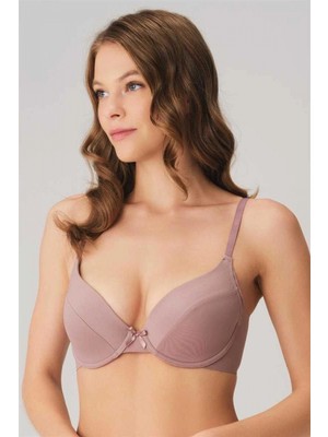 Marsilyan Balenli Desteksiz Dolgusuz Geniş Sırtlı T-Shirt Sütyeni