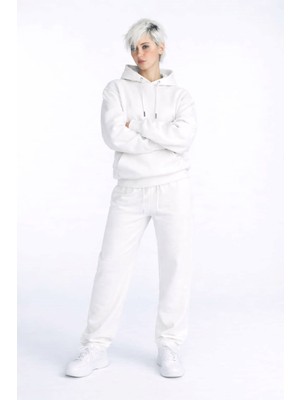 Ohepmoda Içi Polarlı Kapşonlu Kadın Sweatshirt Hoodie